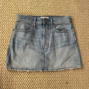 Denim Mini Skirt by Madewell, Size 25
